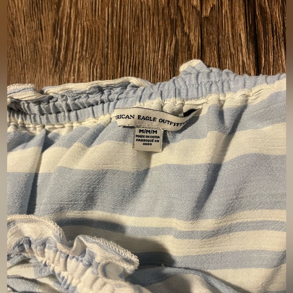 American Eagle off-shoulder striped top, size M - Picture 2 of 2